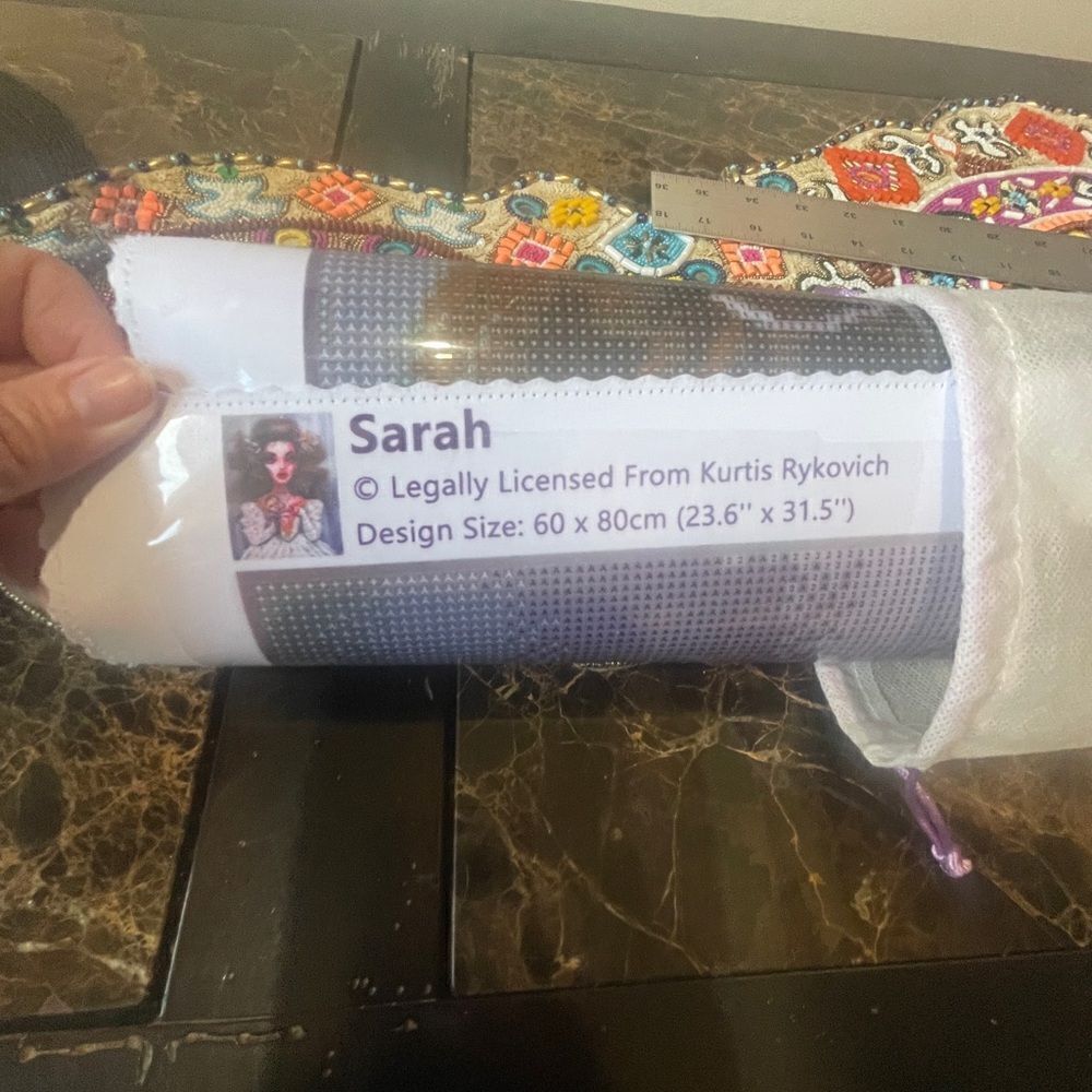Sarah by Kurtis Rycovich & from Dreamer Designs diamond painting kit!